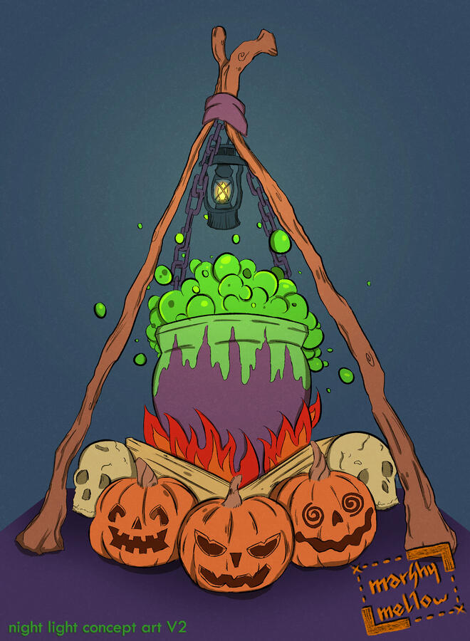 night light concept art